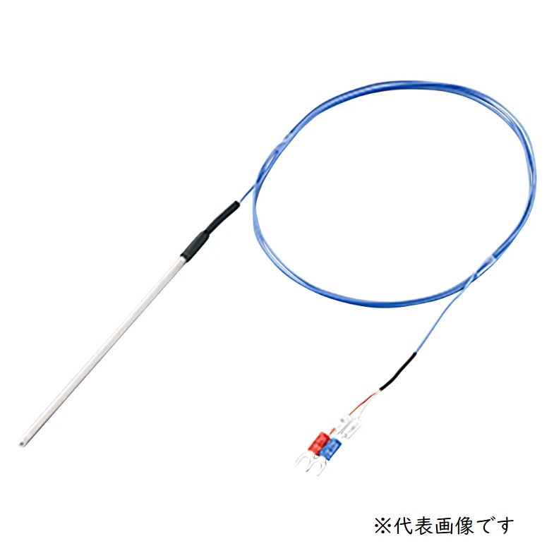 アズワン K熱電対(シース型・テフロンR被覆)M4Y端子タイプ 50mm 校正証明書付 DS-2010-50 (3-6633-01-20) 《計測・測定・検査》|道具屋さん店