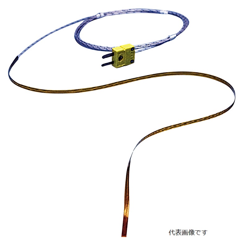 アズワン リボン型温度センサ SMPコネクタ(オス)付 200mm RB-K-200-1-SMP (3-8541-02) 《計測・測定・検査》