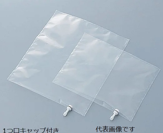 アズワン サンプリングバッグ(2フッ化) 1口キャップ 100L 1-6331-20 《計測・測定・検査》