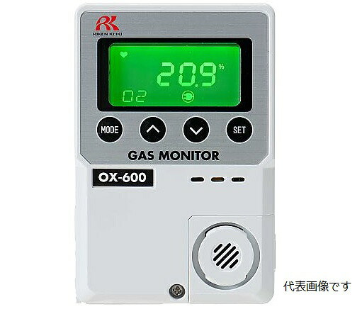 【ポイント5倍】【直送品】 アズワン 簡易定置型酸素濃度計 OX-600-10-AC (1-7996-14) 《計測・測定・検査》