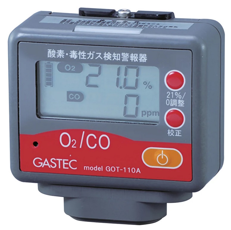 【直送品】 アズワン O・病原性屁っ放りさぐり当てる注意報器(O・一酸化物カーボン) GOT-110A-2 (1-8219-11) 《位置づける・位置づける・精神測定検査》