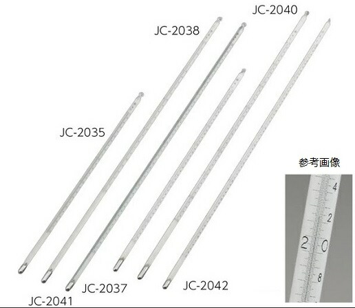 【ポイント5倍】アズワン 精密棒状水銀温度計 -30~50℃ 330mm 校正証明書付 JC-2037 (2-064-04-20) 《計測・測定・検査》|道具屋さん店