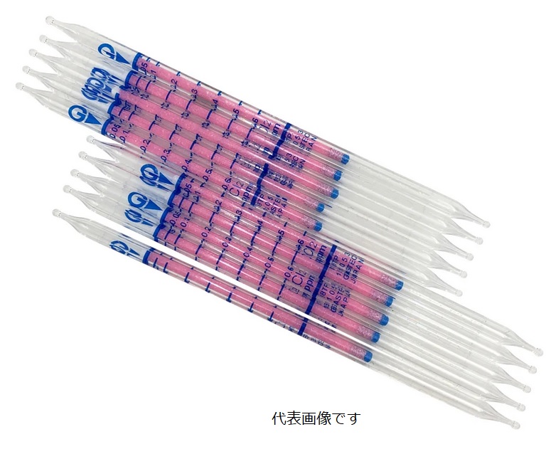 アズワン ガス検知管 電動吸引式(作業環境測定用)塩素 8TP (2-1305-06) 《計測・測定・検査》