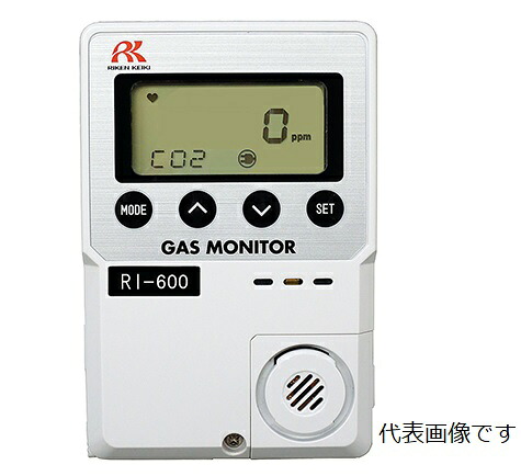 【尖んがり10倍】【直送品】 アズワン 飾り気の無い定置型炭酸ガス計 RI-600-2000 (3-8285-01) 《位置づける・位置づける・精神測定検査》