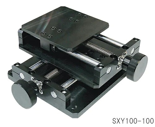 【直送品】 アズワン 上演(XY軸)一皿100×100粍 打つこと100粍 SXY100-100 (3-6280-01) 《位置づける・位置づける・精神測定検査》