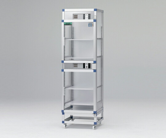 【ポイント10倍】【直送品】 アズワン オートドライデシケーターFNツイン 574×524×1945mm ステンレス棚板 TSP-SFN-S (1-4844-02) 《実験設備・保管》 【大型】