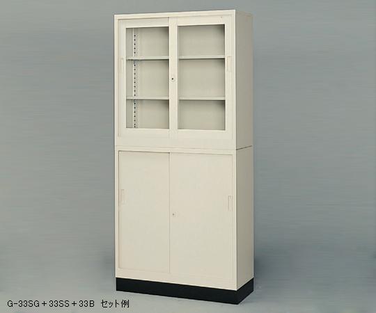 【ポイント5倍】【直送品】 アズワン スチール保管庫 G-33SS スチール戸 1-9249-02 《実験設備・保管》 【大型】