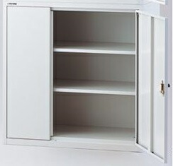 【尖んがり10倍】【直送品】 アズワン 耐震医薬品庫(薄型)窓なし SW900S (2-7990-03) 《試験とり備える・納める》 【大型】