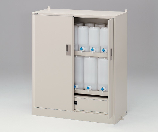 【ポイント10倍】【直送品】 アズワン 薬液保管スライドロッカー SL-110 (3-3012-01) 《実験設備・保管》 【大型】