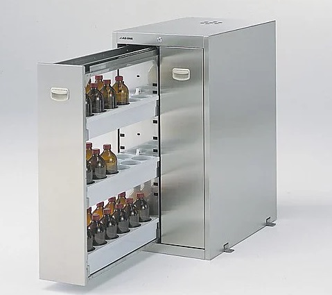 【尖んがり10倍】【直送品】 アズワン 耐震ステンレス鋼医薬品庫(SUS430) SS-945S4 (3-4462-21) 《試験とり備える・納める》 【大型】