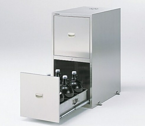 【尖んがり10倍】【直送品】 アズワン 耐震ステンレス鋼医薬品庫(SUS430) WG-945S4 (3-4462-25) 《試験とり備える・納める》 【大型】