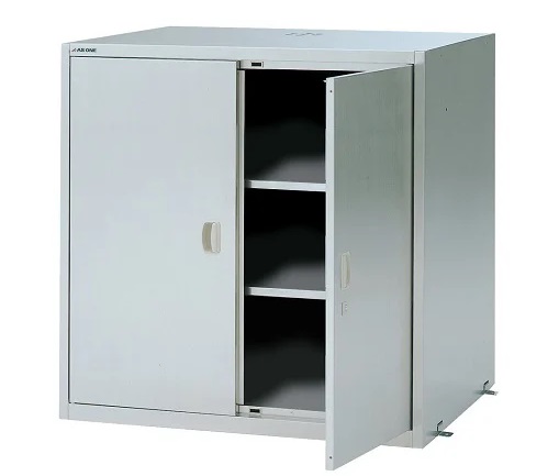【尖んがり10倍】【直送品】 アズワン 耐震ステンレス鋼医薬品庫(SUS430) WH-990S4 (3-4462-27) 《試験作り付ける・蔵置き》 【大型】