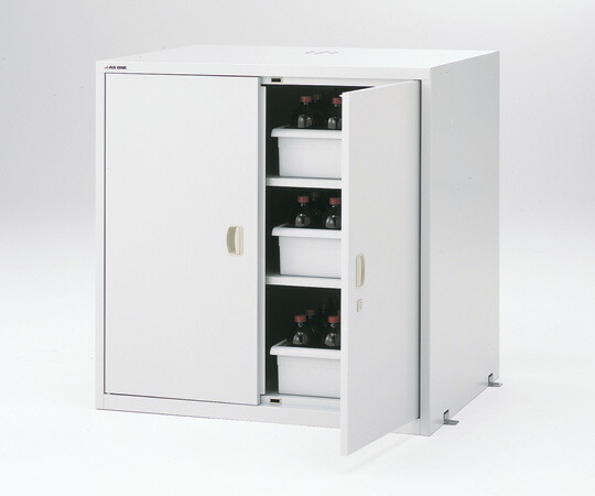 【尖んがり10倍】【直送品】 アズワン 耐震医薬品庫(スチール写真製)900×700×900粍 SPH-990 (3-5345-22) 《試験とり備える・納める》 【大型】