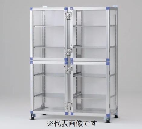 【直送品】 アズワン 免震デシケーター(強化プラスチック棚) GD-WNP (1-2988-01) 《実験設備・保管》 【大型】|道具屋さん店