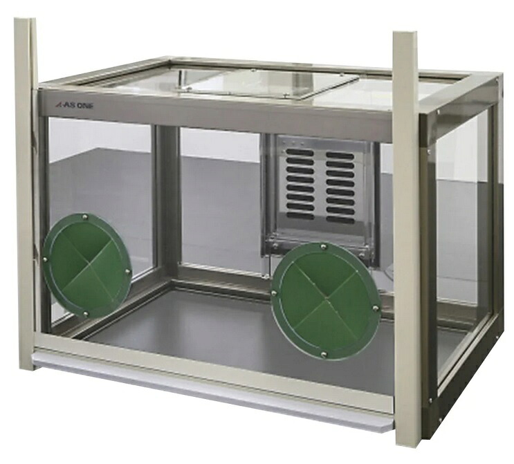 【直送品】 アズワン 粉体測り用ひな型(手窓付)600×421×500粍 庫内差し込み絶無 FKD-600ADW (1-5882-22) 《試験とり備える・納める》
