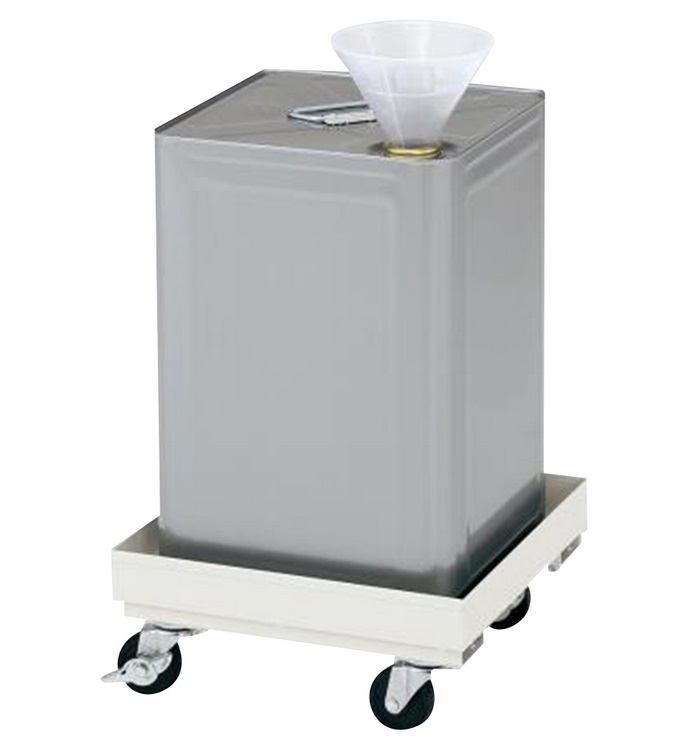 【ポイント5倍】アズワン 一斗缶保管キャリー 280×280×120mm WF-1T (2-726-01) 《実験設備・保管》