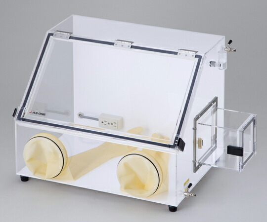 【ポイント10倍】【直送品】 アズワン グローブボックス(ワイド600シリーズ)PMMA(アクリル)コンセント付 AS-600PC (3-4045-13) 《実験設備・保管》