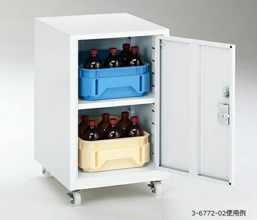 【ポイント10倍】【直送品】 アズワン 薬品トレーユニット(UT-Lab.)400×450×652mm 右扉 SPBT-UTCR (3-6772-02) 《実験設備・保管》 【大型】|道具屋さん店