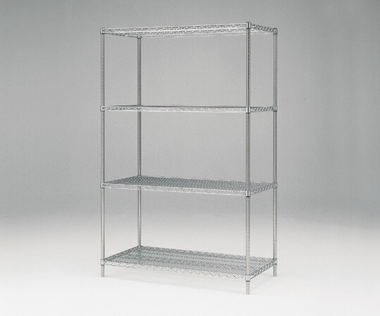 【直送品】 アズワン イーブンシェルフ 1518&times;460&times;1900mm AHM1520S4･1900 (0-6896-06) 《実験設備・保管》｜道具屋さん店