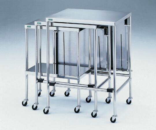 【ポイント10倍】【直送品】 アズワン 器械卓子 (重ね収納型) 550&times;300&times;746mm NSW-S (0-5569-03) 《実験設備・保管》｜道具屋さん店