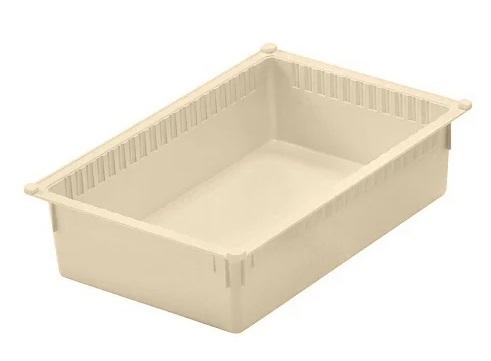 アズワン アルティアトレー(標準尺度大きさ)象牙色 600×400×160粍 NRT-150V (0-5732-42) 《試験作り付ける・蔵置き》