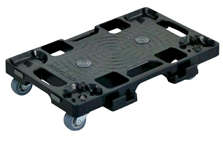 【ポイント10倍】アズワン 樹脂連結平台車 ブラック PD-403-2SE (1-2913-11) 《実験設備・保管》