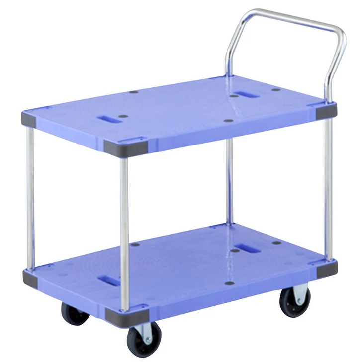 【直送品】 アズワン 静音樹脂運搬車 DSK-304 (1-5530-01) 《実験設備・保管》｜道具屋さん店