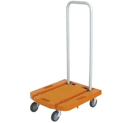 【ポイント10倍】アズワン 静かな台車 オレンジ SZM-80-OR (2-7770-11) 《実験設備・保管》