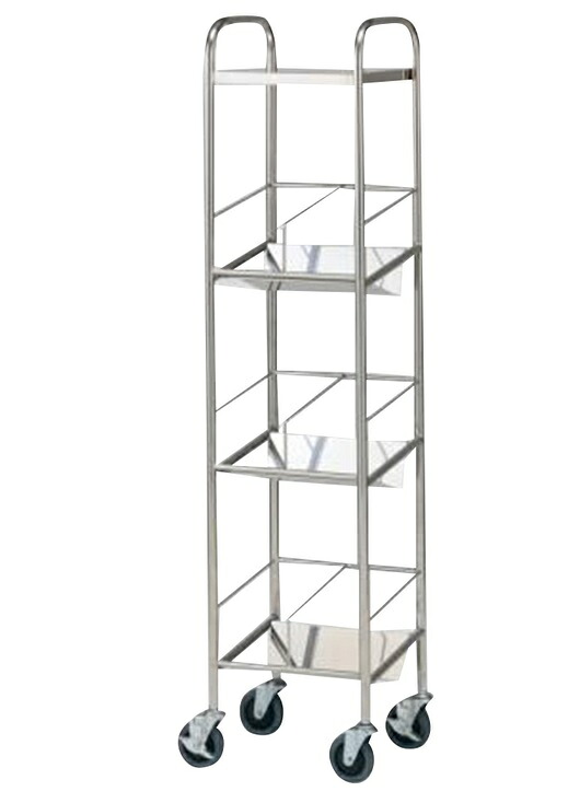 【ポイント5倍】【直送品】 アズワン すきまブックワゴン CW-330 (2-792-01) 《実験設備・保管》
