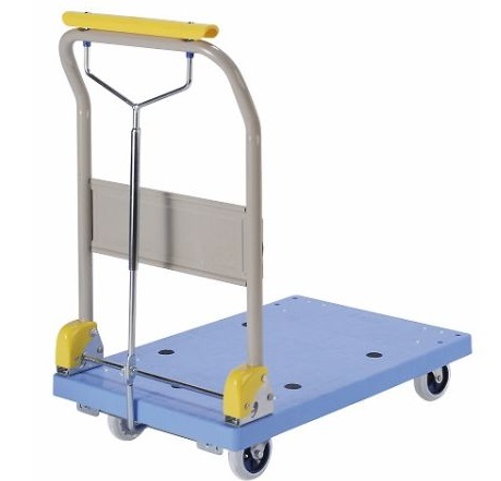 【ポイント10倍】【直送品】 アズワン ハンドブレーキ付き台車 φ100mm PHB-150GS (2-9405-01) 《実験設備・保管》 【大型】