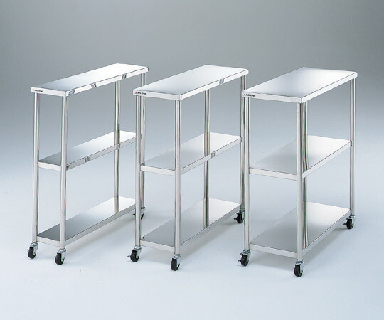 【ポイント10倍】【直送品】 アズワン スキマワゴン 750&times;250&times;800mm B 3-5657-02 《実験設備・保管》 【大型】｜道具屋さん店