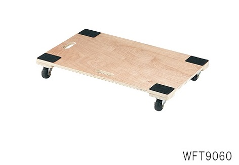 【直送品】 アズワン 木製平台車 900×600×135mm WFT9060 (3-6872-03) 《実験設備・保管》 【大型】