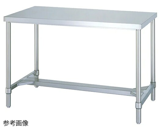 【ポイント5倍】【直送品】 アズワン 静音ステンレス作業台 幅1800×奥行900×高さ800mm WH-18090SI (1-1632-32) 《実験設備・保管》 【大型】