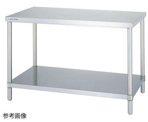 【直送品】 アズワン 静音ステンレス鋼御役目台 幅1200×奥ぶかさ750×高さ800粍 WB-12075SI (1-5932-29) 《試験とり備える・納める》 【大型】
