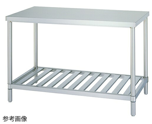 【ポイント5倍】【直送品】 アズワン ステンレス作業台(スノコ棚) 1200×450×800mm WS-12045 (1-6561-27) 《実験設備・保管》 【大型】|道具屋さん店