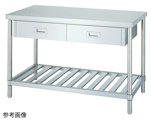【尖んがり5倍】【直送品】 アズワン ステンレス鋼御役目台(スノコ棚) 600×450×800粍 WDS-6045 (1-6562-21) 《試験とり備える・納める》 【大型】