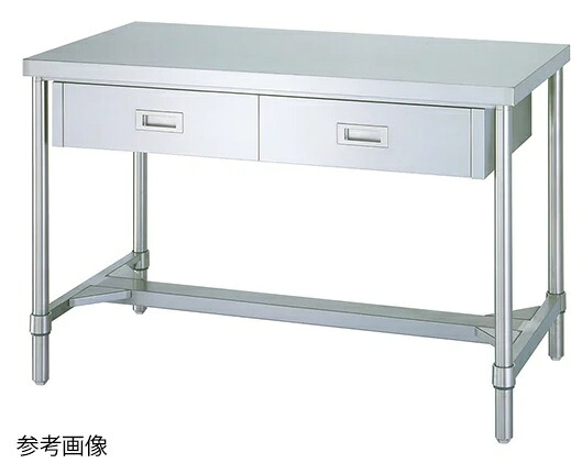【直送品】 アズワン ステンレス作業台(H枠) 900×900×800mm WDH-9090 (1-6565-23) 《実験設備・保管》 【大型】|道具屋さん店