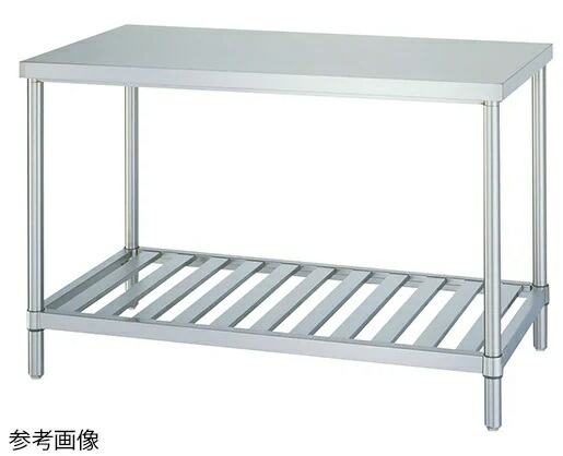 【ポイント10倍】【直送品】 アズワン ステンレス作業台(スノコ棚) 1800×750×800mm WSN-18075 (1-7834-33) 《実験設備・保管》 【大型】