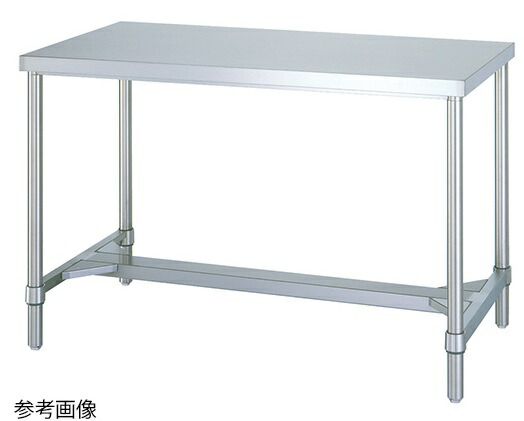 【直送品】 アズワン ステンレス作業台(H枠) 1200×600×800mm WHN-12060 (1-7836-24) 《実験設備・保管》 【大型】 43,043円