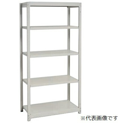 【ポイント5倍】【直送品】 アズワン 軽量ボルトレスラック 5段 903×604×1806mm MK6360-5K (3-1313-01) 《実験設備・保管》 【大型】