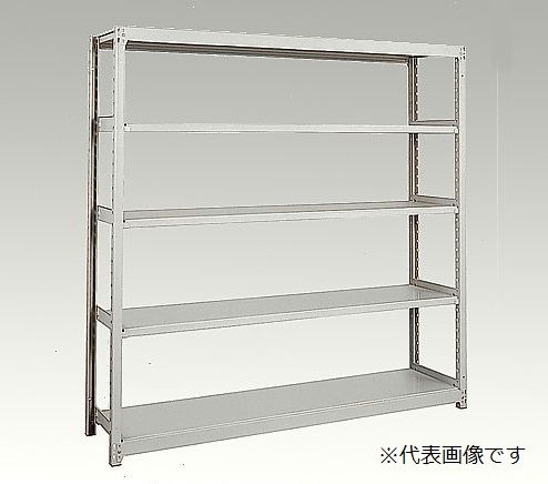 【尖んがり5倍】【直送品】 アズワン 軽中量ボルトレスラック 4段 1802×459×1807粍 MS6645-4K (3-1314-04) 《試験備え付ける・蔵入り》 【大型】 DIY・工具-作業台