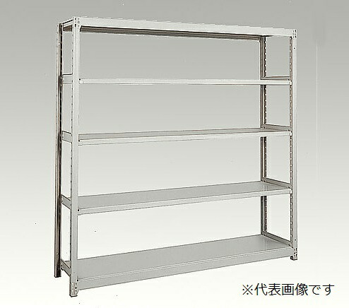 【ポイント10倍】【直送品】 アズワン 軽中量ボルトレスラック 4段 1802×459×2107mm MS7645-4K (3-1314-08) 《実験設備・保管》 【大型】