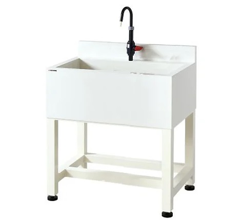 【直送品】 アズワン PVC流し台 水道の栓付き添い人 AllP-900J (3-398-02) 《試験とり備える・納める》 【大型】