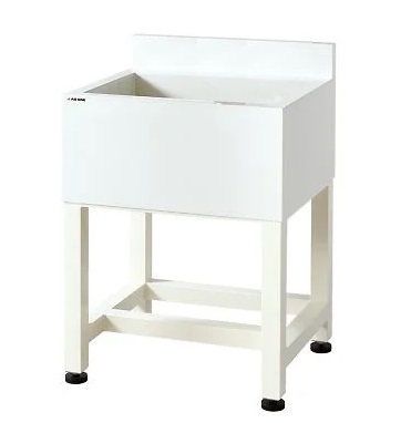 【尖んがり10倍】【直送品】 アズワン PVC流し台 水道の栓絶無 AllP-600 (3-398-04) 《試験とり備える・納める》 【大型】