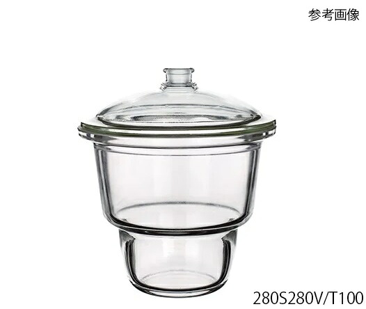 【尖んがり5倍】【直送品】 アズワン 上口デシケーター(弁膜別売) 280S280V/T250 3-6011-24 《試験とり備える・納める》