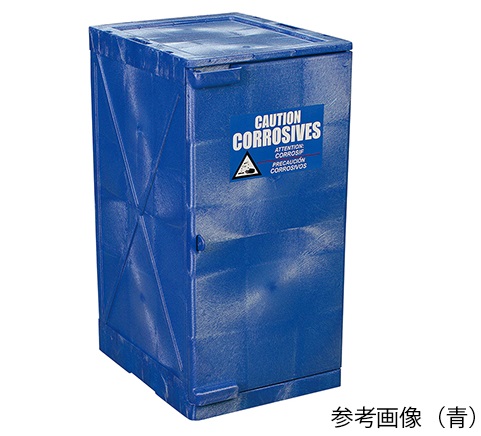 【直送品】 アズワン 耐酸キャビネット(組み立て式) 青 M12CRA (3-6342-13) 《実験設備・保管》 【大型】｜道具屋さん店