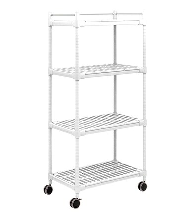 【ポイント10倍】【直送品】 アズワン コンフォートシェルフ ホワイト 920×575×1900mm S-4F (3-6494-09) 《実験設備・保管》 【大型】 27,313円