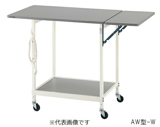 【ポイント5倍】【直送品】 アズワン ニューラボベンチ ホワイトカラー(組立済) 補助天板付き BW-W 3-6667-04 《実験設備・保管》 【大型】
