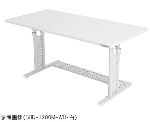 【尖んがり10倍】【直送品】 アズワン 昇降式マイコン学習机 BHD-1000M-WH (3-701-02) 《試験とり備える・納める》 【大型】