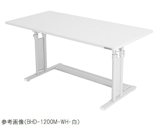 【尖んがり5倍】【直送品】 アズワン 昇降式マイコン学習机 BHD-1200M-WH (3-701-04) 《試験とり備える・納める》 【大型】